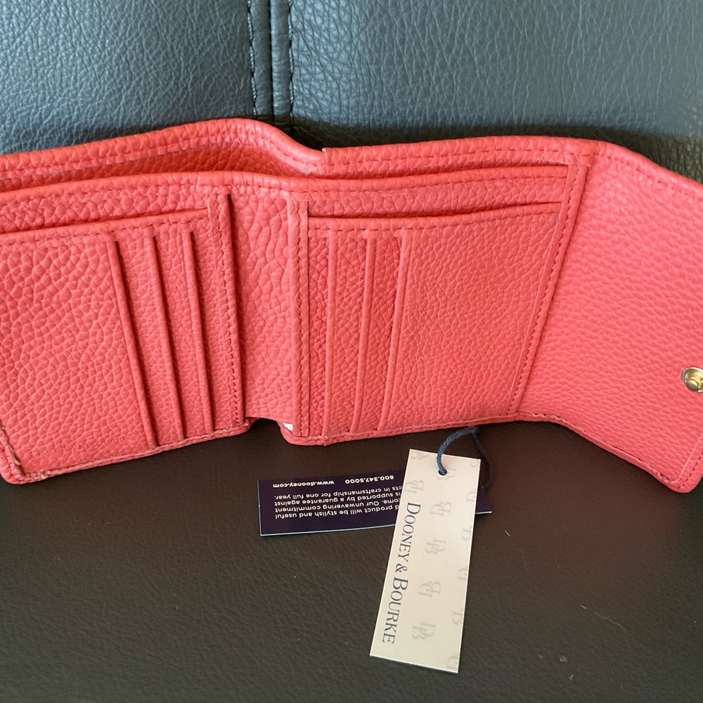 Dooney & Bourke Coral Leather Bucket Bag and Wallet Set - Picture 11 of 11